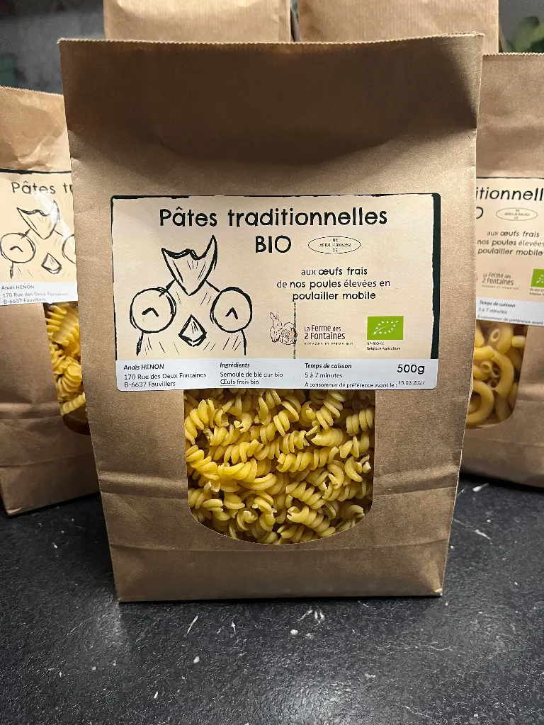 Spirelli aux œufs de nos poules