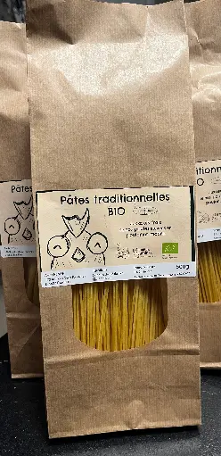 Spaghettis aux oeufs de nos poules
