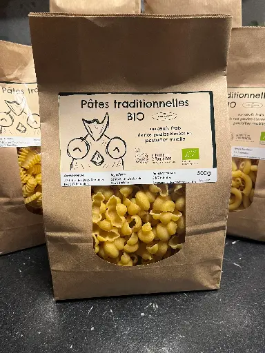 Conchiglioni aux œufs de nos poules